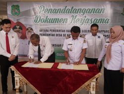 Bupati, Kajari, dan Kades se-Kabupaten Sidrap Teken MoU Pengawasan Dana Desa