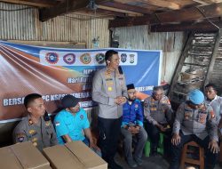 Jelang May Day 2025, Polres Gowa Bersama DPC KSPSI Gelar Bakti Sosial