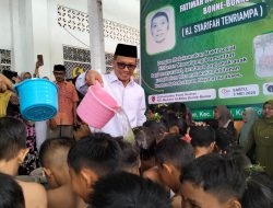 Bupati Polman Apresiasi Kegiatan Sunatan Massal Di Yayasan H.S. Muhdar AL-Attas Mandar.