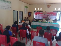 Bhabinkamtibmas Polsek Binuang Hadiri Musdes  Pembentukan Koperasi Desa Merah Putih Tahun 2025 di Desa Paku