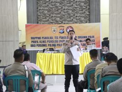 Wakapolres Polman Terima Kunjungan Tim Mapping Psikologi Ro SDM Polda Sulbar 