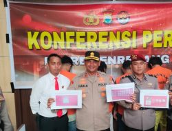 Lima Terduga Pelaku Narkoba Diamankan dalam Operasi Antik Lipu oleh Polres Enrekang