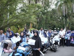 Peringatan Harganas Ke- 32 Tahun 2025,Pemkab Polman Terima Rombongan Kirab Dengan Meriah