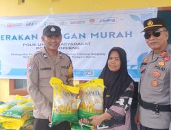 Polres Soppeng Gelar Gerakan Pangan Murah Bhayangkara, Salurkan 5 Ton Beras untuk Warga