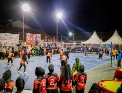 Silaturahmi Hangat Warnai Penutupan Turnamen Voli HKGB ke-73 di Aspol Pinrang