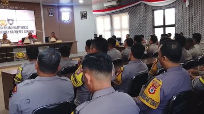 Kapolres Soppeng Tekankan Peran Aktif Bhabinkamtibmas dalam Pembinaan dan Pemeliharaan Kamtibmas