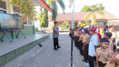 Bhabinkamtibmas Desa Kupa Edukasi Siswa, Cegah Bullying Sejak Dini di Lingkungan