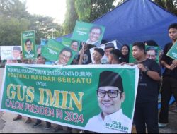 Komunitas Penjual Durian Mendelerasikan Gus Muhaimin Iskandar Sebagai Calon Presiden RI Tahun 2024