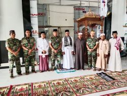 Kasdim 1420/Sidrap Rem 141/TP Melaksanakan Safari Jumat di Masjid Hidayatullah Batu Lappa Sidrap