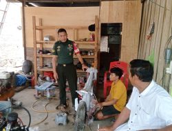 Komsos Dengan Warga Binaan Babinsa Desa Damai Bahas Keamanan dan Kebersihan Lingkungan