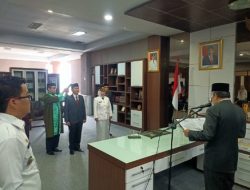 Bupati Sidrap Lantik Mustari Kadir sebagai Inspektur Kabupaten