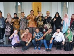 Bupati Sidrap Terima Ketua KI Pusat RI di Rumah Jabatannya