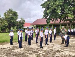 Pelatihan PBB untuk meningkatkan  disiplin dan nasionalisme di SMPN 1 Watang Pulu
