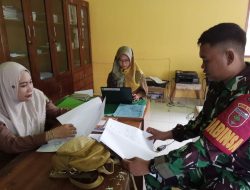 Babinsa Koramil 1420-03/Maritengae Memperkenalkan Diri Ke Desa Binaan Yang Baru