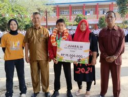 Lomba Karate 02SN Tingkat Nasional, Siswa  SMK YPPP Wonomulyo Juara 3  