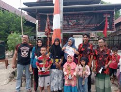 Meriahkan HUT RI Ke-79 Tahun, Keluarga besar Pemuda Pancasila PAC Mallusetasi mengadakan berbagai lomba.