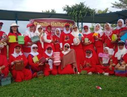 Semarak Perlombaan Ibu-Ibu Bugis di Kebun Raya Desa Batu Mila, Kecamatan Maiwa