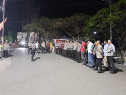 Kabag Ops Polres Enrekang Pimpin Apel Konsolidasi Usai Pengamanan Pendaftaran Calon Bupati dan Wakil Bupati di depan KPU Enrekang