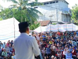 Kegiatan Sambung  Rasa Paslon ASSAMI Dipadati Warga Desa Sambaliwali 