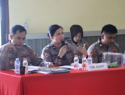 Wakapolres Polman Terima Tim Audit Kinerja Tahap II Laks dan Dal Tahun 2024 Itwasda Polda Sulbar di Polres Polman