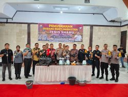 Sinergi Lintas Instansi, Pemusnahan 1 Kg Shabu di Parepare untuk Perangi Narkotika