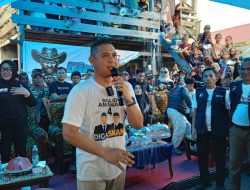 Walaupun Hujan, Kampanye Pamungkas Dirga-Iskandar Di Takatidung  Tetap Dibanjiri Ribuan Warga