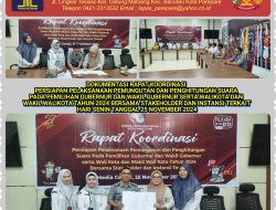 Lapas Kelas IIA Parepare Siap Mensukseskan Pemilihan Kepala Daerah Serentak Tahun 2024.