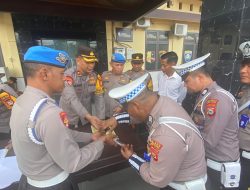 Polres Luwu Utara Gelar Pemeriksaan Rutin Senjata Api, Propam Tak Luput dari Pengawasan