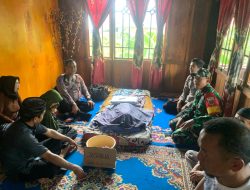 Kasus Bunuh Diri ,Polsek Campalagian bersama Personil Polres Polman Mendatangani TKP  di Kecamatan Campalagian