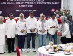 KPU Barru Tetapkan Andi Ina Kartika Sari dan Abustan Andi Bintang sebagai Bupati dan Wakil Bupati Terpilih Kabupaten Barru 2025-2030.