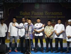 Bupati Sidrap Resmikan Pasar Swadaya Lawawoi di Momen Buka Puasa Bersama