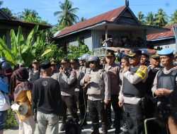 Kapolres Polman Pimpin Pengamanan Eksekusi Lahan di Desa Katumbangan Lemo