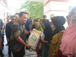 Ketua DPRD Polman  Dukung Penyaluran Bantuan Pangan Beras Terhadap 44.457 KPM Di Polman