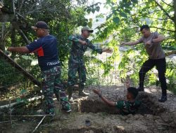 TMMD ke-125 Di Desa Pekalobean Fokus Bangun Jamban Sehat Untuk Warga