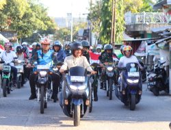 Ribuan Rider Geber Gas di Merdeka Ride Pinrang, Semangat Nasionalisme Menggema di Jalanan