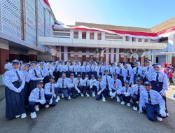 SMP Negeri 4 Ikuti Lomba Baris Berbaris Dalam Rangka Peringati Hari Kemerdekaan RI ke 80