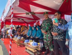 Ketua TP PKK Disambut Hangat di Lomba Gerak Jalan Panca Rijang