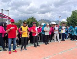 Kapolres Soppeng Meriahkan Olahraga Bersama Forkopimda, Semarak Menyambut HUT RI ke-80