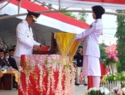 Upacara Peringatan HUT Kemerdekaan RI Ke-80 Di Polman  Dihadiri Ratusan Veteran