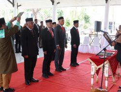 Lantik Empat Kepala OPD, Bupati Sidrap Tekankan Kinerja Demi Kemajuan Daerah