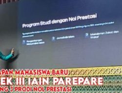 Warek III IAIN Parepare Disinyalir Diskriminasi Prodi di Hadapan Mahasiswa Baru