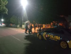 Polsek Bacukiki Lakukan Patroli Blue Light Hingga Jelang Subuh, Antisipasi Gangguan Kamtibmas