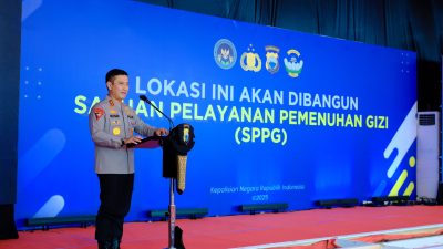 Kapolda Sulsel Resmikan dan Letakkan Batu Pertama Pembangunan SPPG Polri di Makassar