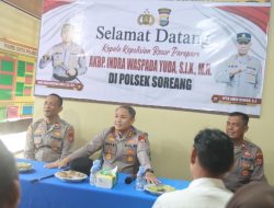 Kapolres Parepare Kunjungi Polsek Soreang, Tekankan Tugas Humanis Namun Tetap Tegas