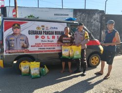 Lagi, Polsek KPN Polres Parepare Salurkan 130 Sak Beras SPHP Lewat Pelayanan Mobile di Dua Kecamatan