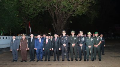 Kapolres Parepare Hadiri Upacara Kehormatan Dan Renungan Suci, dalam rangka HUT RI ke 80