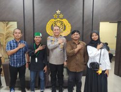 Kapolres Parepare Sambut Kunjungan Pengurus HMI Cabang Parepare, Begini Pesannya