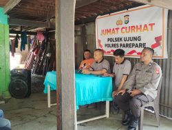 Pesan Kapolres Parepare di Jumat Curhat Polsek Ujung, Waspada Kebakaran Hutan dan Lahan
