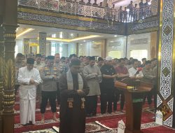 Polda Sulsel Gelar Shalat Gaib untuk Pengemudi Ojol