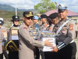 Polres Soppeng Distribusikan Kaporlap Polri dan PNS Tahun Anggaran 2025